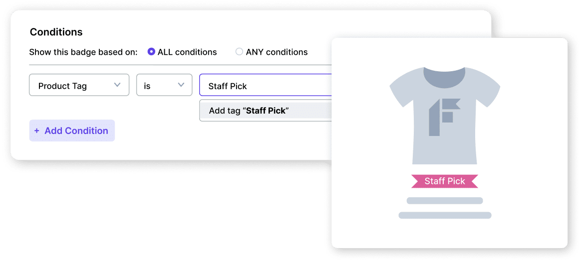 Flair staff pick badge