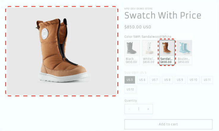 Product image update