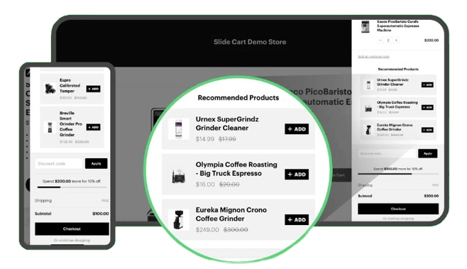 Amp slide cart drawer