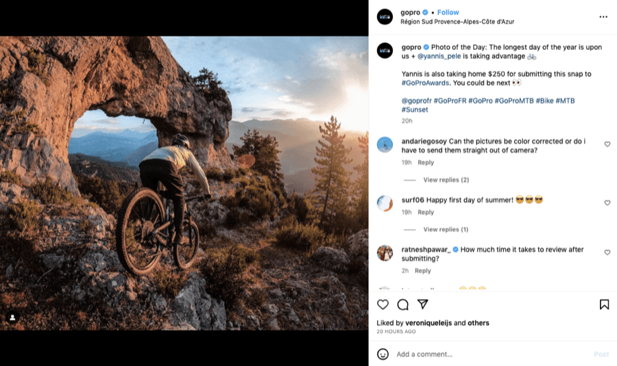 User generated content