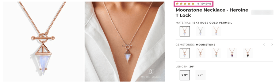 Moon Magic social proof